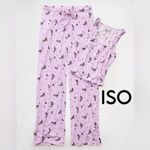 ISO AE Witchy Woodstock Luxe Plush PJ Set